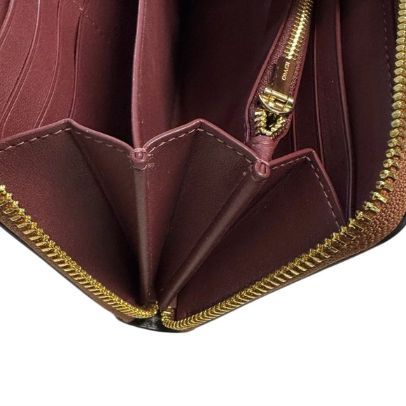 Coach Signature Brown Wallet/Wristlet - Picture 5 of 13